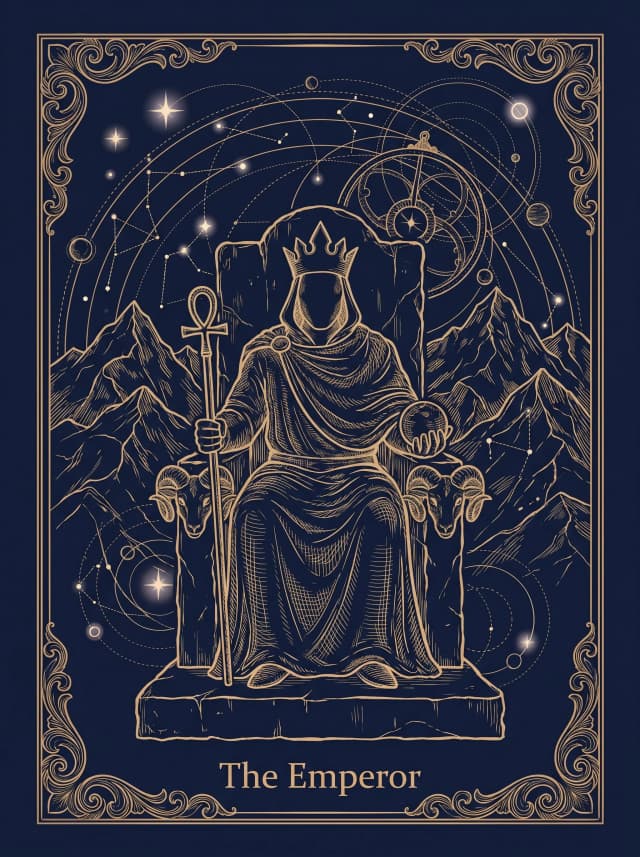 Lá Hoàng Đế (The Emperor) — Major Arcana IV