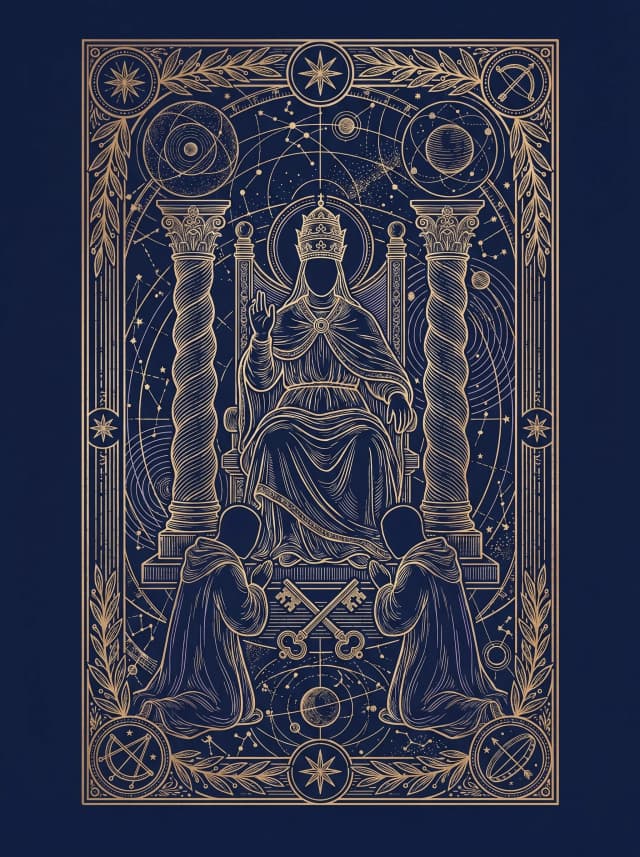 Lá Giáo Hoàng (The Hierophant) — Major Arcana V