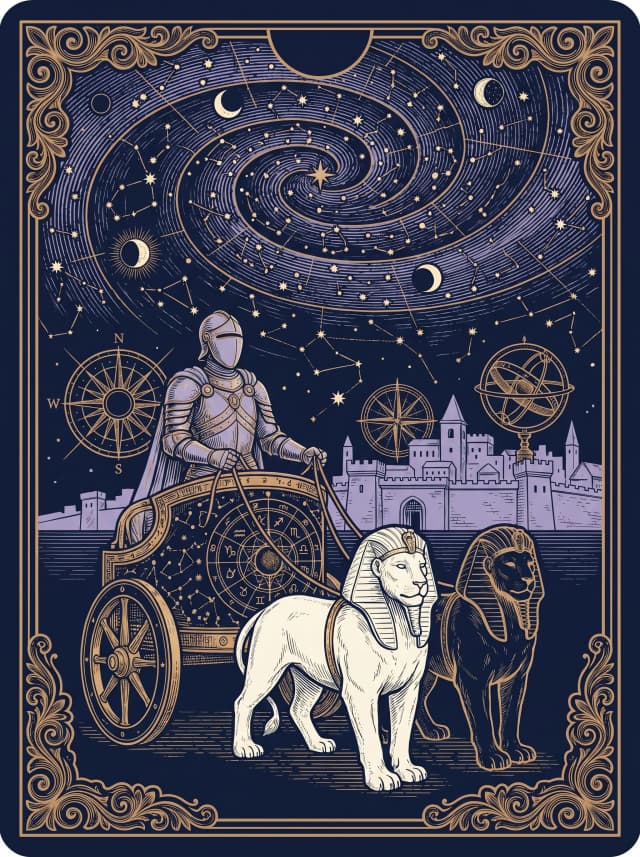 Lá Cỗ Xe (The Chariot) — Major Arcana VII