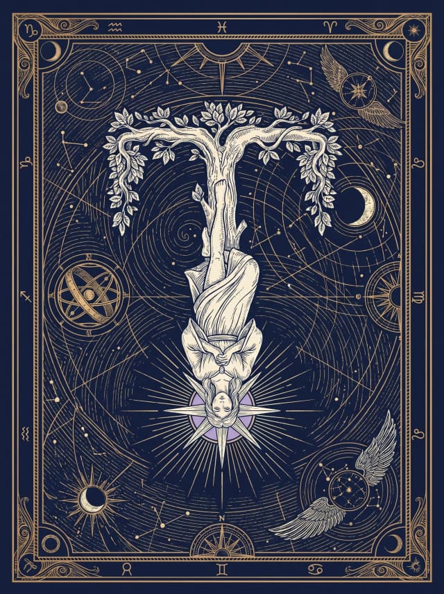 Lá Người Treo Ngược (The Hanged Man) — Major Arcana XII
