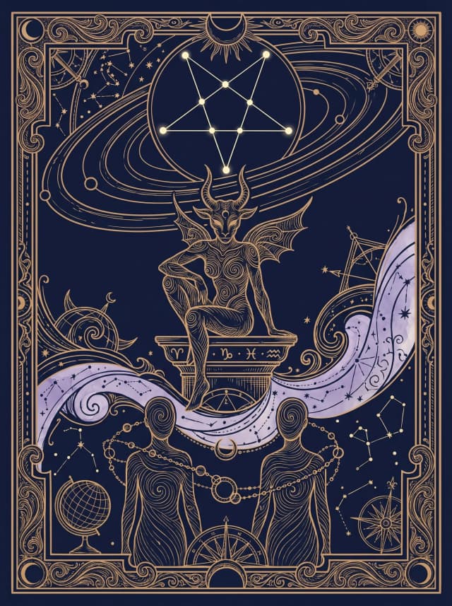 Lá Ác Quỷ (The Devil) — Major Arcana XV