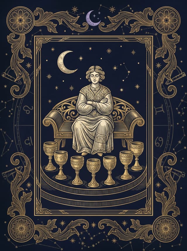 Lá Chín Cốc (Nine of Cups) — IX