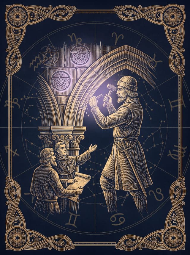 Lá Ba Tiền (Three of Pentacles) — III