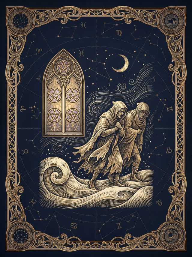Lá Năm Tiền (Five of Pentacles) — V