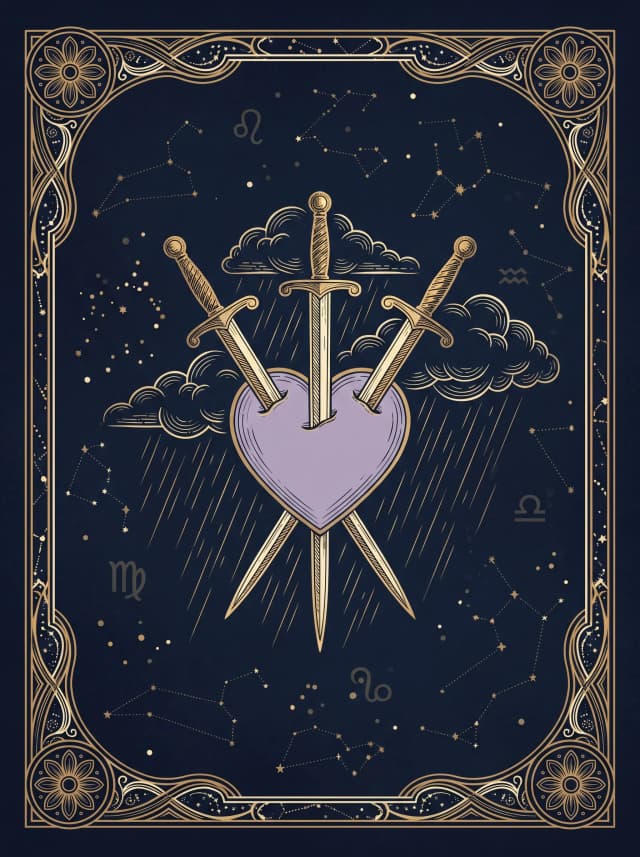 Lá Ba Kiếm (Three of Swords) — III