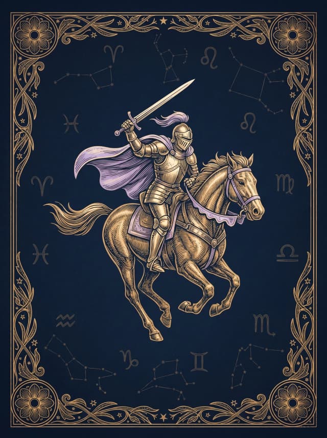 Lá Hiệp Sĩ Kiếm (Knight of Swords) — Hiệp Sĩ