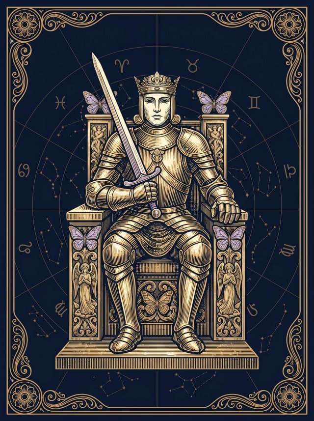 Lá Vua Kiếm (King of Swords) — Vua