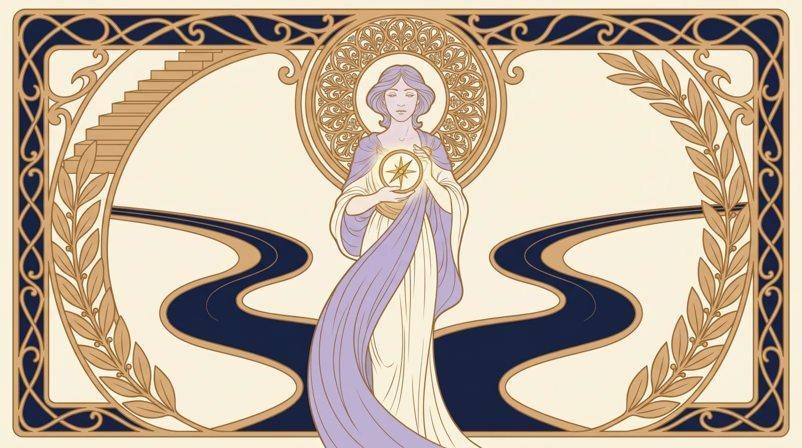 Tarot công việc và sự nghiệp — hình minh hoạ một người ở ngã rẽ con đường nghề