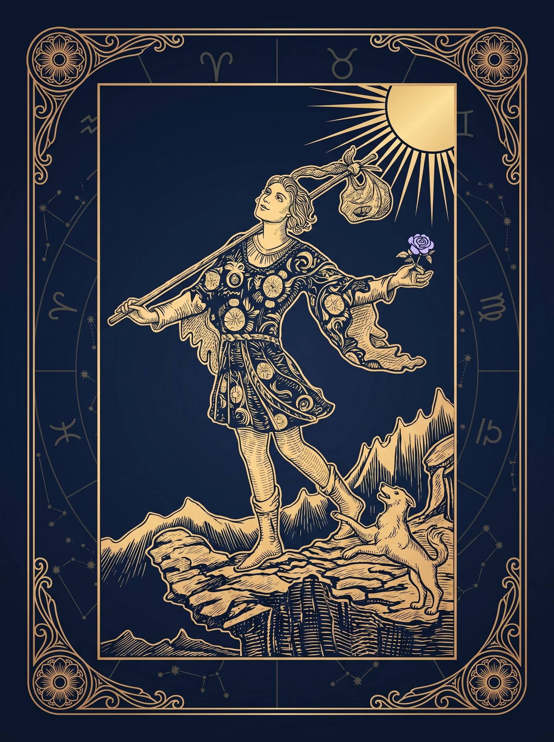 Lá Gã Khờ (The Fool) — Major Arcana 0 · SoiTarot