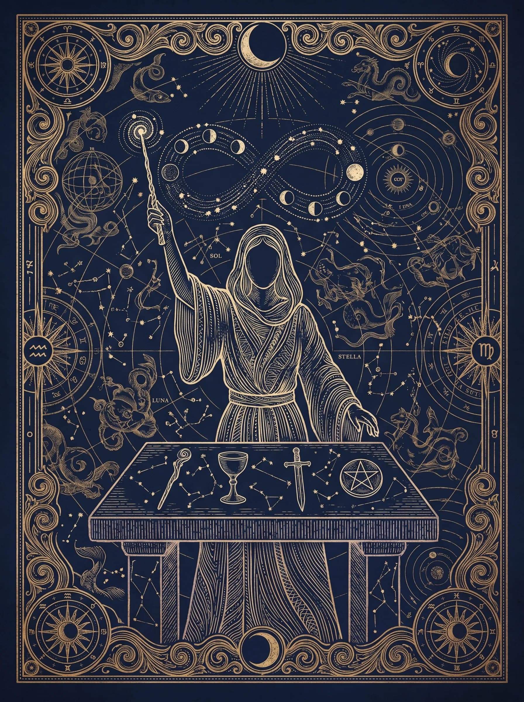 Lá Pháp Sư (The Magician) trong tarot sự nghiệp