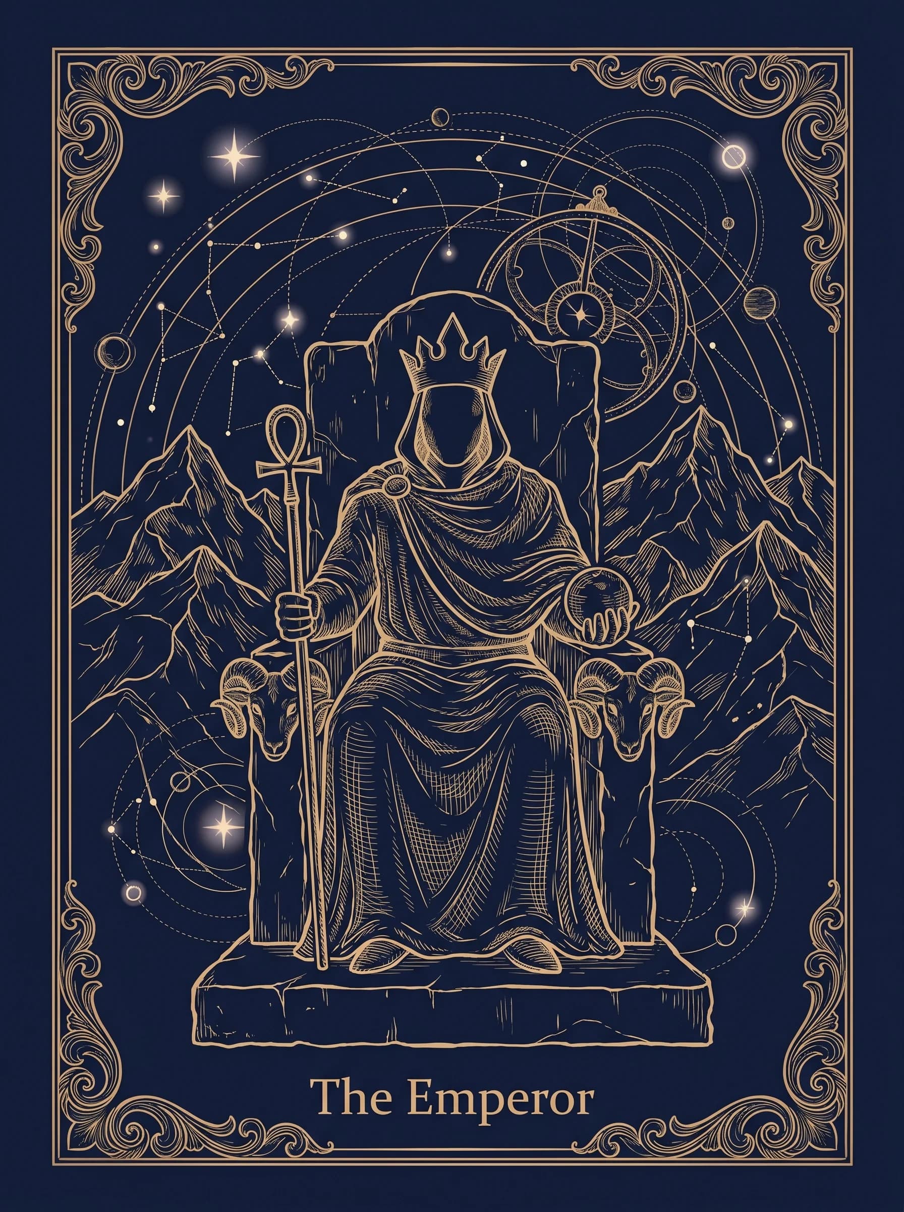 Lá Hoàng Đế (The Emperor) trong tarot sự nghiệp