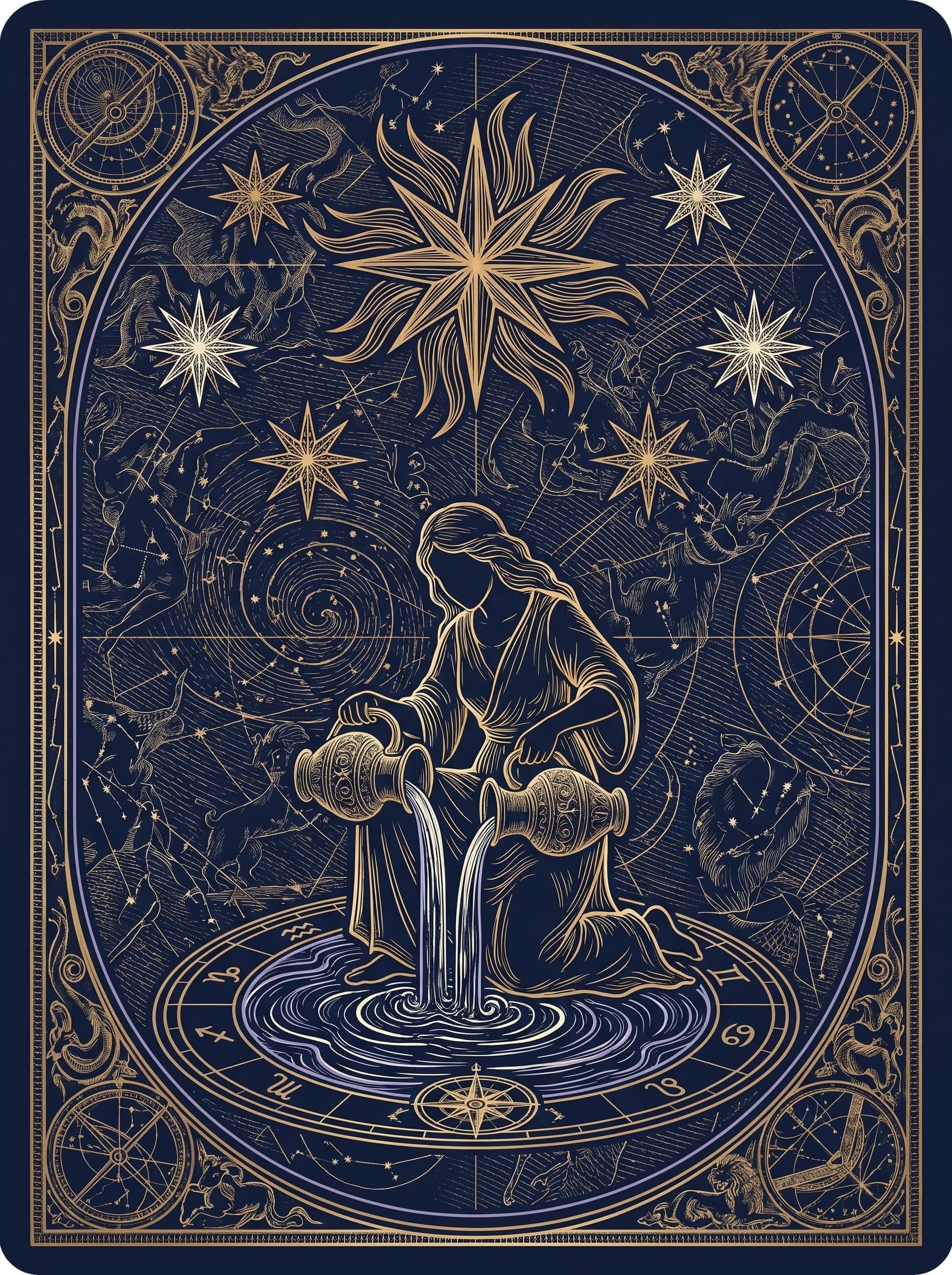 Lá Ngôi Sao (The Star) — Major Arcana XVII, tarot hôm nay 09/06/2026