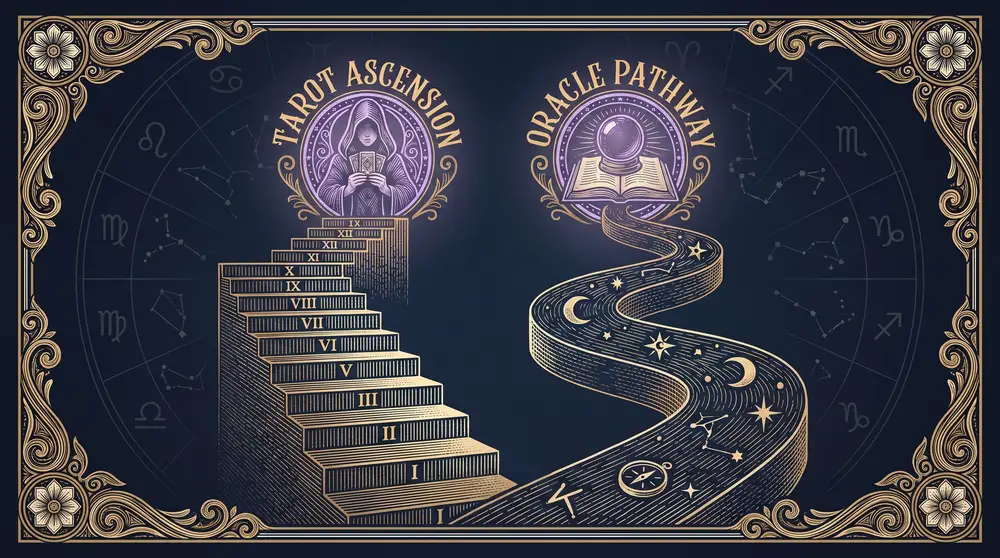 So sánh độ khó của tarot và oracle với người mới
