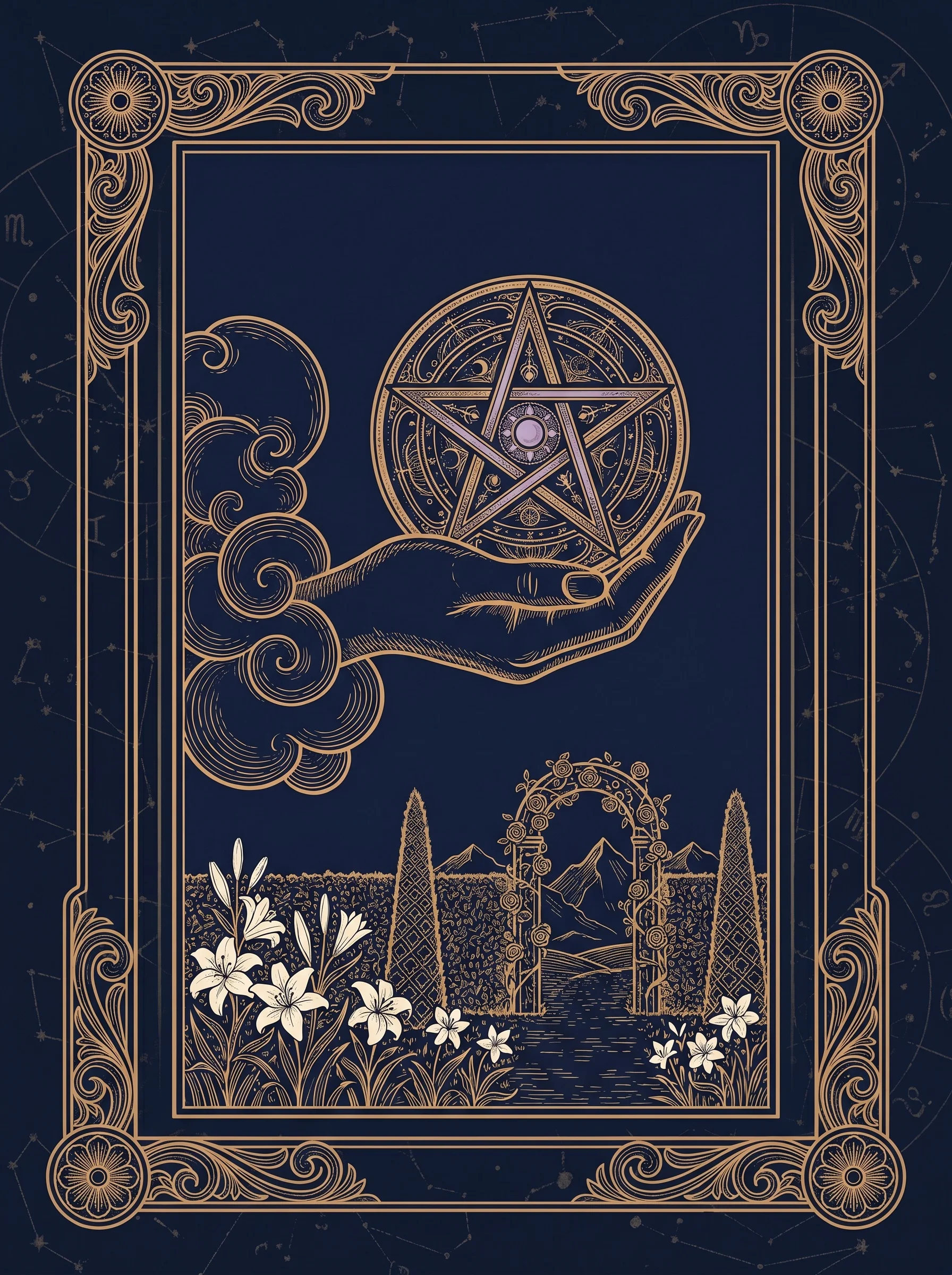 Lá Ace of Pentacles báo hiệu cơ hội công việc mới